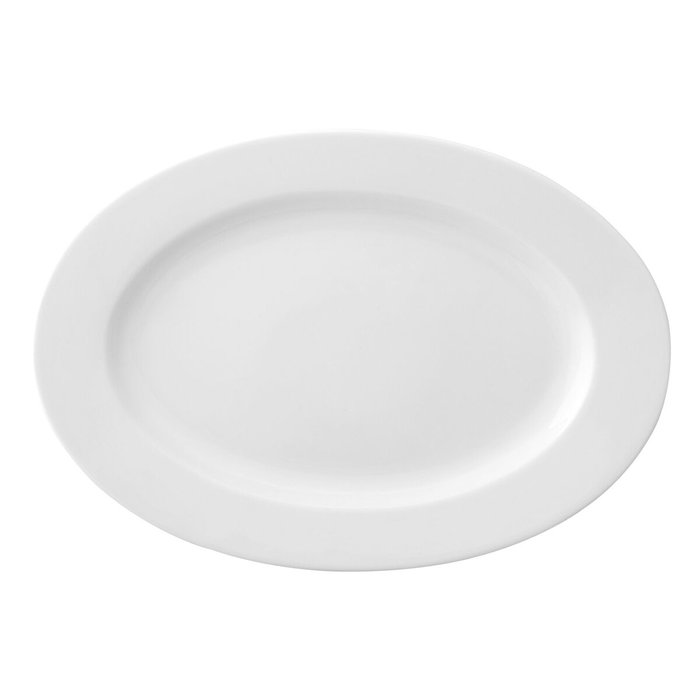 Ariane Plato Oval Porcelana Prime 38x25 cm (6 Unidades)