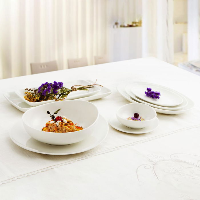 Assiette plate Ariane Vital Coupe Céramique Blanc (Ø 18 cm) (12 Unités)