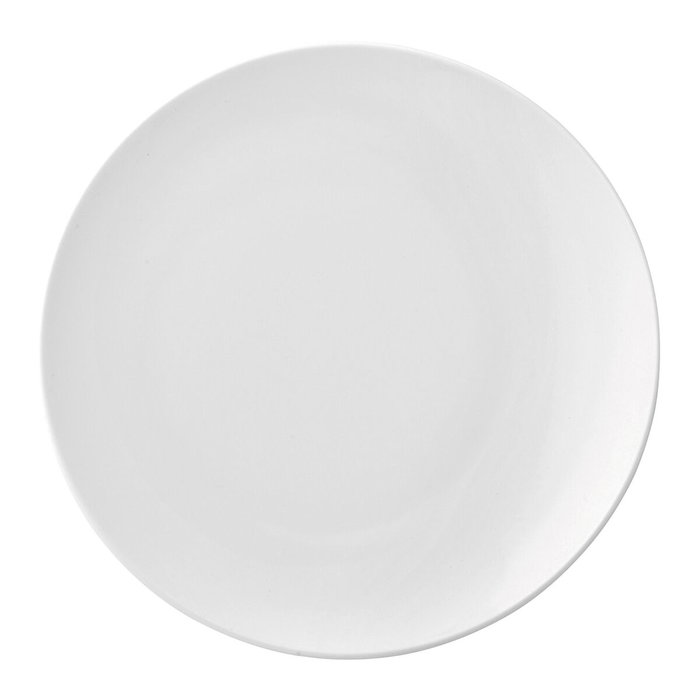 Ariane Assiette plate Vital Coupe Céramique Blanc (24 cm) - Lot de 6 Ariane Assiette plate Vital Coupe Céramique Blanc (24 cm) - Lot de 6
