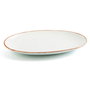 Ariane Assiette Ovale Terra Porcelaine Blanche Brillante 26 cm (12 Unités)