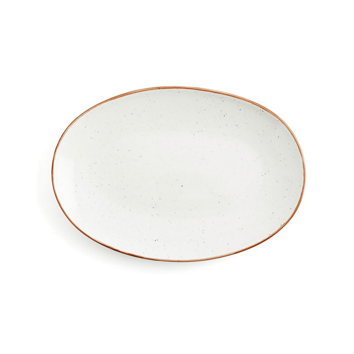 Ariane Plat Ovale Terra 32 cm Porcelaine Beige Brillant (6 Pièces) Ariane Plat Ovale Terra 32 cm Porcelaine Beige Brillant (6 Pièces)