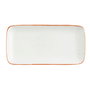 Ariane Plat Rectangulaire Terra Porcelaine Beige 28x14 cm (6 Unités) - Résistant au Choc Thermique, Micro-ondes, Four