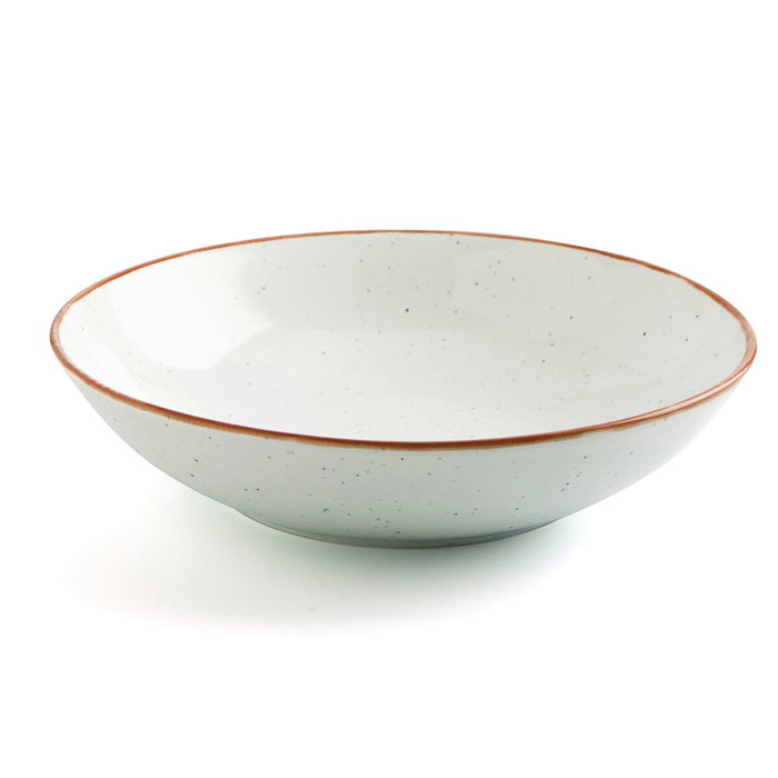 Ariane Assiette Creuse en Porcelaine Terra 21 cm (6 Unités) Beige Brillant