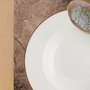 Ariane Plato Llano Porcelana Terra Beige 31 cm (6 Unidades)