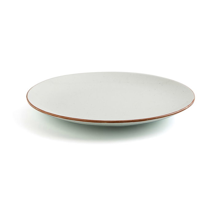 Ariane Plato Llano Porcelana Terra Beige 31 cm (6 Unidades)