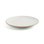 Ariane Assiette plate Terra Céramique Beige (Ø 21 cm) - Lot de 12 unités