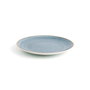 Ariane Assiette Plate en Porcelaine Terra Bleu 24 cm (6 Unités)