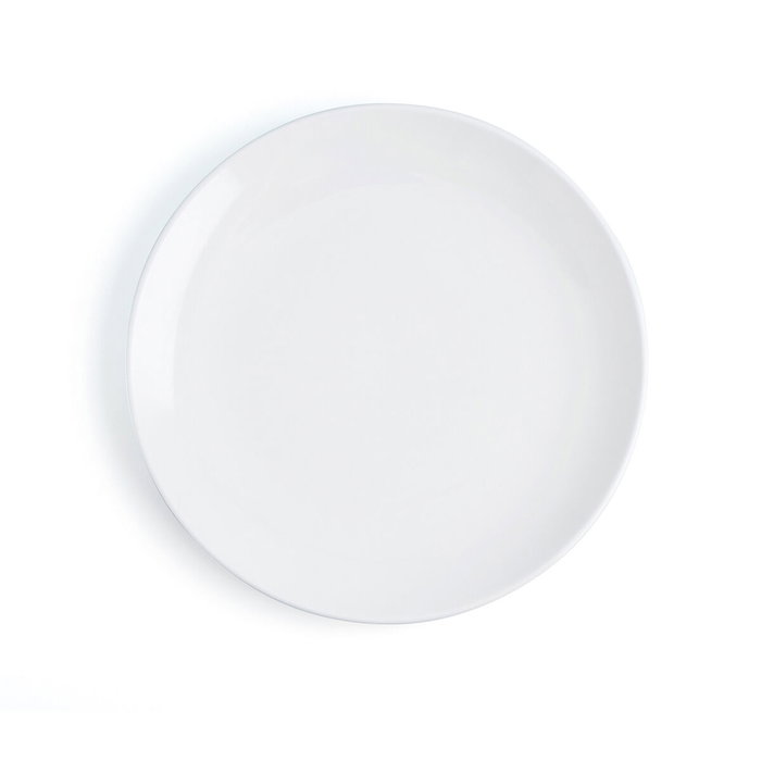 Ariane Vital Coupe Plateau en Porcelaine Blanche 31 cm (Lot de 6)