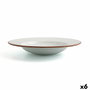 Ariane Assiette Creuse en Porcelaine Terra Beige 26 cm (6 Unités)