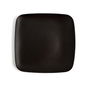 Assiette plate Ariane Antracita Carré Noir Céramique 20 cm (12 Unités)