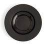 Ariane Assiette Plate Porcelaine Anthracite 26 cm Noir Brillant (6 Unités)