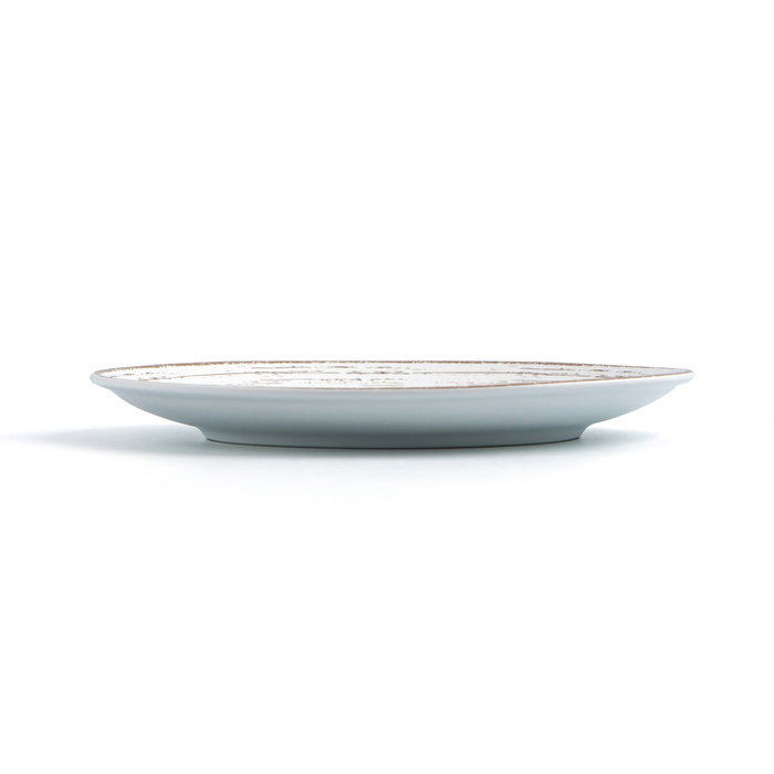 Ariane Assiette plate Tornado Céramique Bicolore (Ø 18 cm) - 12 Unités