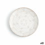 Ariane Assiette plate Tornado Céramique Bicolore (Ø 18 cm) - 12 Unités