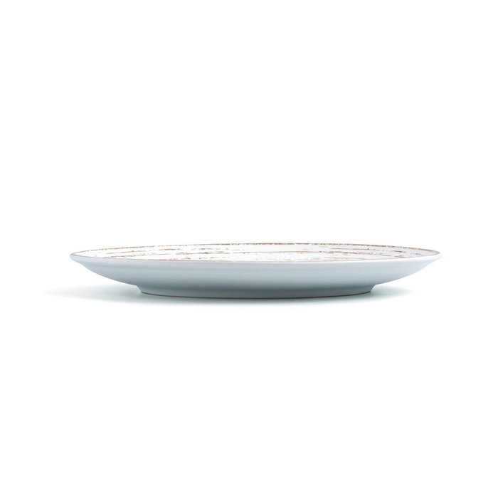 Ariane Plato Llano Porcelana Tornado White 21 cm (12 Unidades)