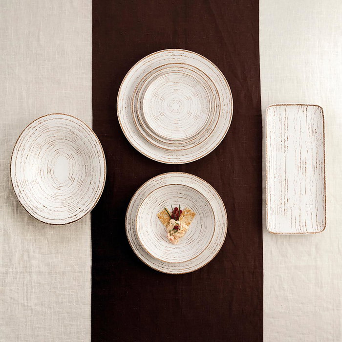 Ariane Plat Rond Porcelaine Tornado White 24 cm (6 Unités) Ariane Plat Rond Porcelaine Tornado White 24 cm (6 Unités)