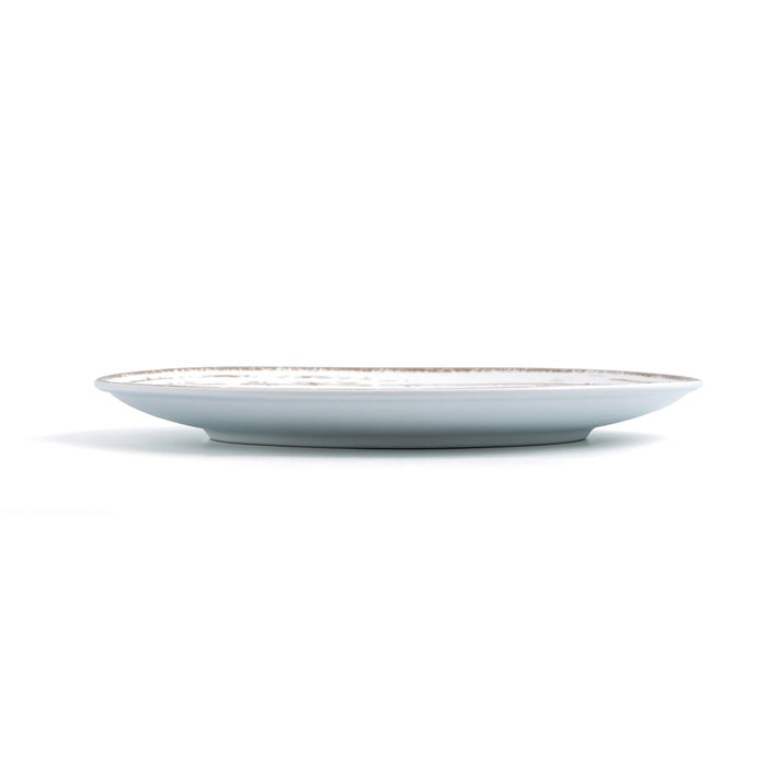 Ariane Plat Rond Porcelaine Tornado White 24 cm (6 Unités)