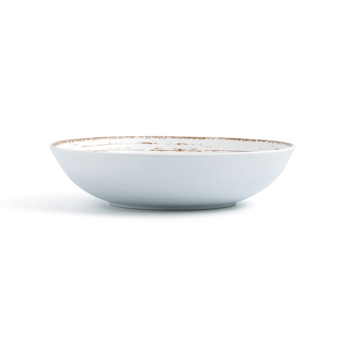 Ariane Assiette creuse Tornado White en porcelaine Ø 21 cm (6 unités)