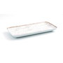 Ariane Plat Rectangulaire Porcelaine Tornado White 36x16,5 cm (6 Unités)