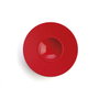 Ariane Assiette Gourmet Porcelaine Antracita 28 cm Rouge (6 Unités)