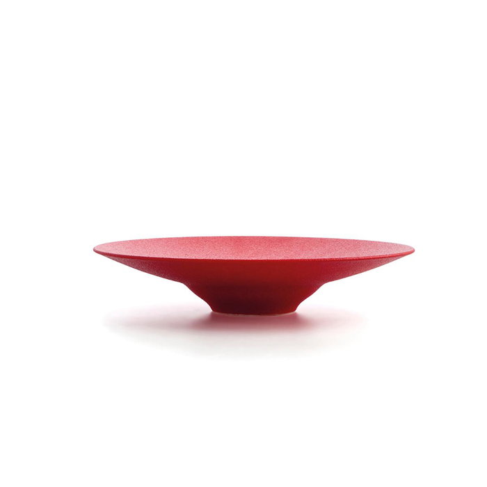 Ariane Assiette Gourmet Porcelaine Antracita 28 cm Rouge (6 Unités)