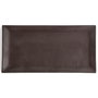 Quid Bandeja Rectangular Mineral Gres 15x30 cm Cerámica Negro (8 Unidades)
