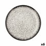 Ariane Plato Llano Porcelana Rock 31 cm Noir (6 Unidades)