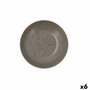 Ariane Plat Hondo Porcelana Gris Oxide 21 cm (6 Unidades) - Ceramica Decorada