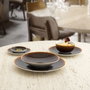 Ariane Plato Llano Porcelana Decor 15 cm Marron 24 Unités Céramique