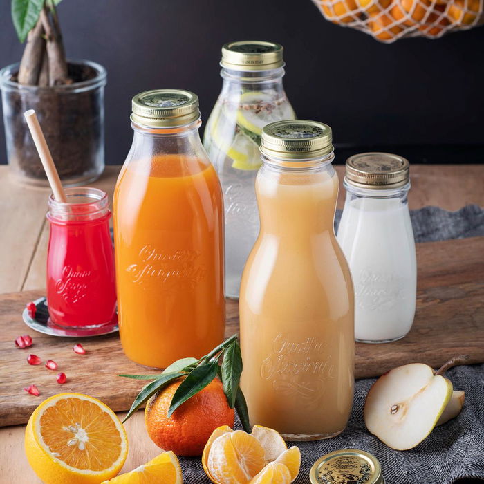 Bouteille Bormioli Rocco Quattro Stagioni Transparent verre 1 L (6 Unités)