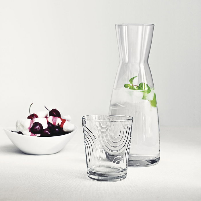 Bormioli Rocco Bouteille Ypsilon Transparent verre 1 L (Lot de 6)