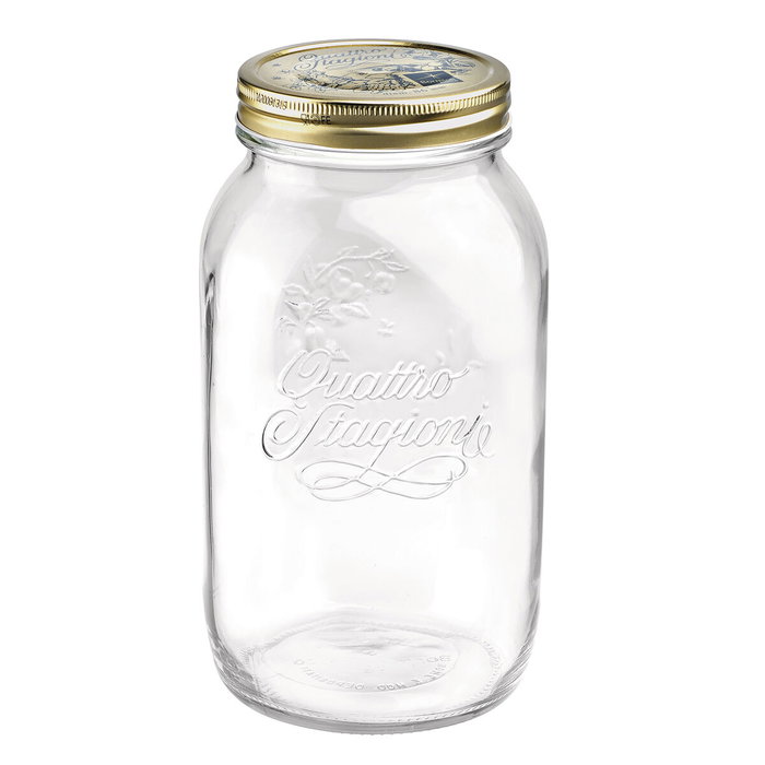 Bormioli Rocco Pots de Conservation Verre Quattro Stagioni 150 cL (6 Unités) Fabriqué en Italie Bormioli Rocco Pots de Conservation Verre Quattro Stagioni 150 cL (6 Unités) Fabriqué en Italie