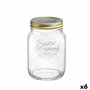 Pot en verre Bormioli Rocco Quattro Stagioni Transparent (6 Unités)