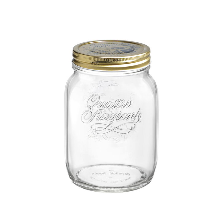 Pot en verre Bormioli Rocco Quattro Stagioni Transparent (6 Unités) Pot en verre Bormioli Rocco Quattro Stagioni Transparent (6 Unités)