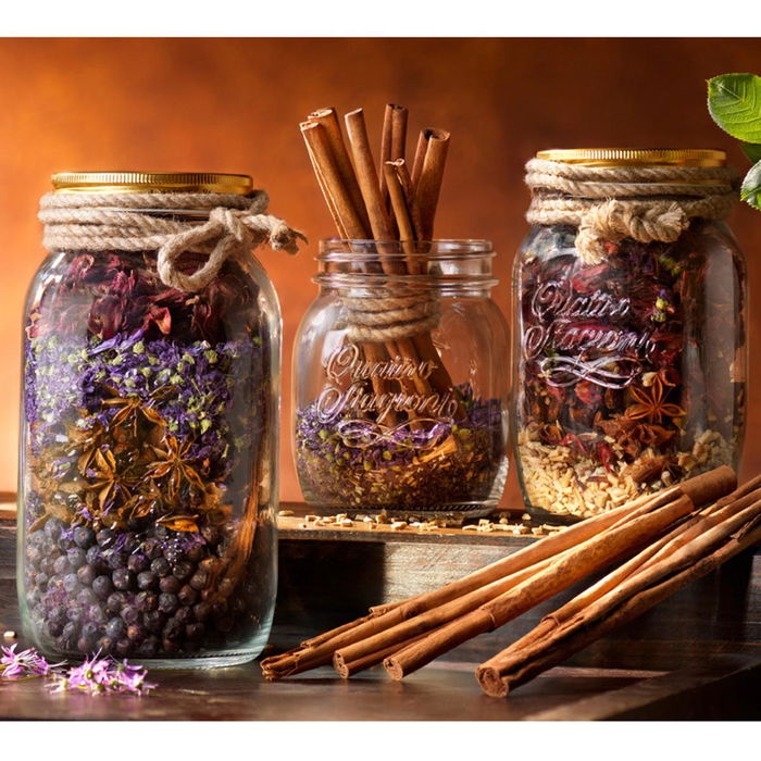 Pot en verre Bormioli Rocco Quattro Stagioni Transparent (6 Unités)