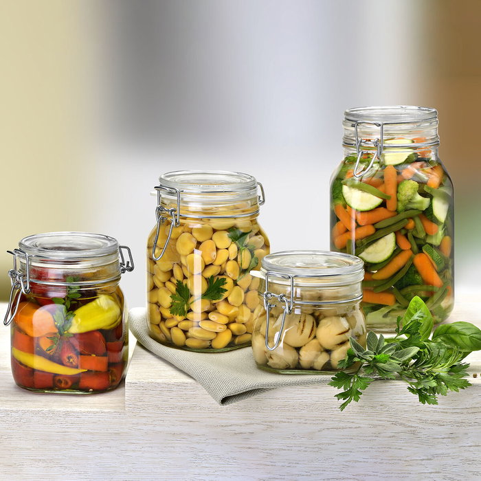 Bormioli Rocco Fido Pot à Conserve en Verre 0,75 L (6 Unités)
