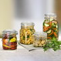 Bormioli Rocco Fido Pot à Conserve en Verre 3 L (6 Unités) Hermétique Fabriqué en Italie