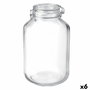 Bormioli Rocco Tarro Conserva Vidrio Fido 4 Ll - Set de 6, Bicolor, Vidrio