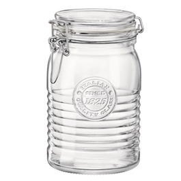 Pot en verre Bormioli Rocco Officina Transparent verre 1,15 L (6 Unités)