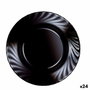 Assiette creuse Luminarc Trianon Noir verre (ø 22,5 cm) (24 Unités)