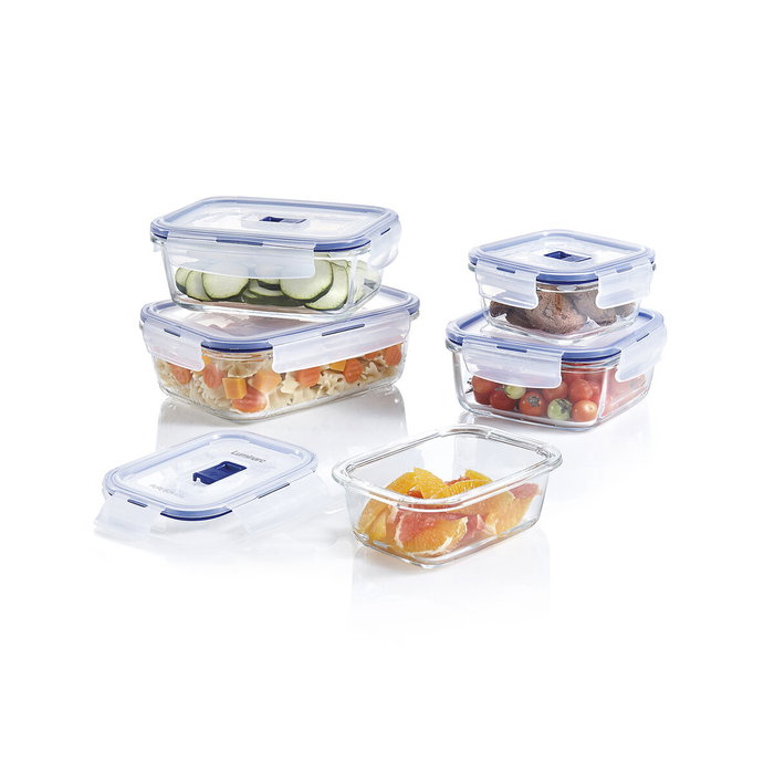 Boîte à lunch hermétique Luminarc Pure Box Active 16 x 11 cm 820 ml Bicolore verre (6 Unités) Boîte à lunch hermétique Luminarc Pure Box Active 16 x 11 cm 820 ml Bicolore verre (6 Unités)