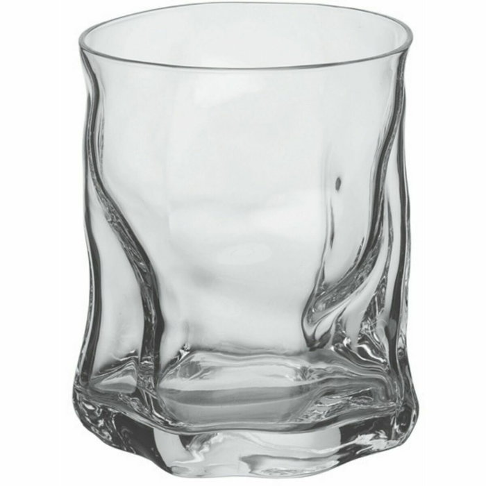 Bormioli Rocco Verre Sorgente 42 cL (6 Unités) Transparent en Verre avec Relief