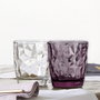 Bormioli Rocco Verre bas Diamond 39 cL Rose avec relief lot de 6 unités