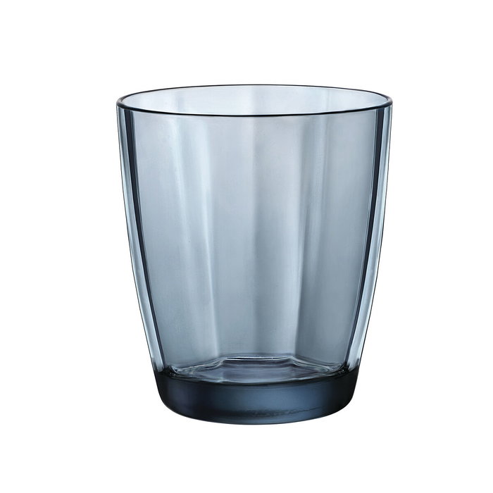 Bormioli Rocco Verre Bas Pulsar 39 cL Bleu Relief (6 Unités)