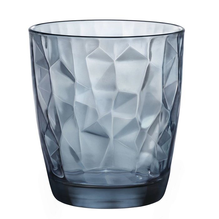 Bormioli Rocco Verre Bas Diamond 39 cL (6 Unités) en Verre Bleu