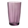 Bormioli Rocco Vaso Alto Pulsar 47 cL Verre Rose avec Relief Lot de 6