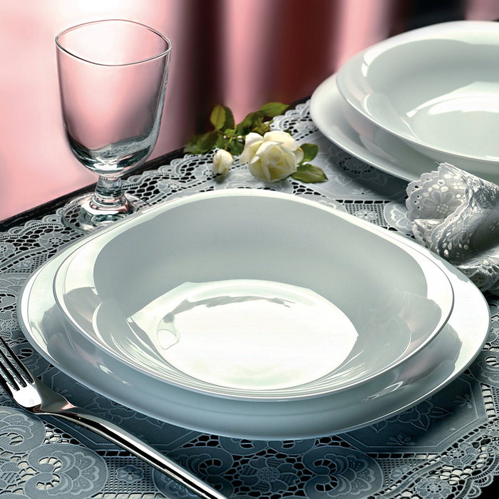 Assiette creuse Bormioli Rocco Parma verre (23 cm) (24 Unités) Assiette creuse Bormioli Rocco Parma verre (23 cm) (24 Unités)