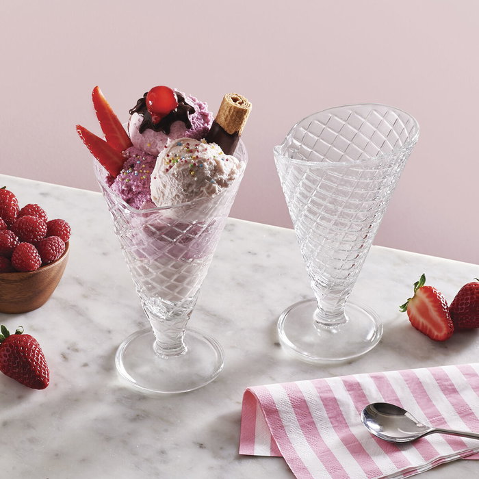 Bormioli Rocco Gelato Coupe de glaces et de milkshakes en verre 210 ml (Lot de 6) Bormioli Rocco Gelato Coupe de glaces et de milkshakes en verre 210 ml (Lot de 6)