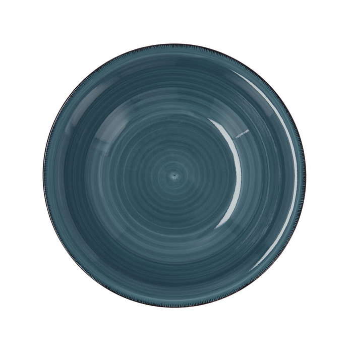 Quid Assiette creuse Vita Céramique Bleu (ø 21,5 cm) - 12 Unités