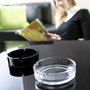 Arcoroc Set de 6 Ceniceros Apilables en Verre Transparent, 10.7 cm