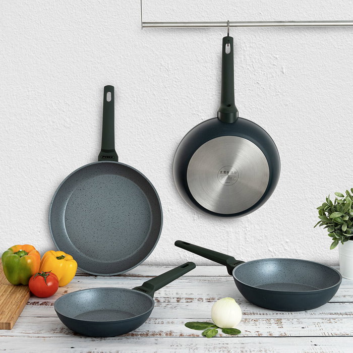 Pyrex Sartén de Aluminio Forjado Geoh 28 cm Antiadherente 4 Capas Compatible Inducción 10 Años Garantía